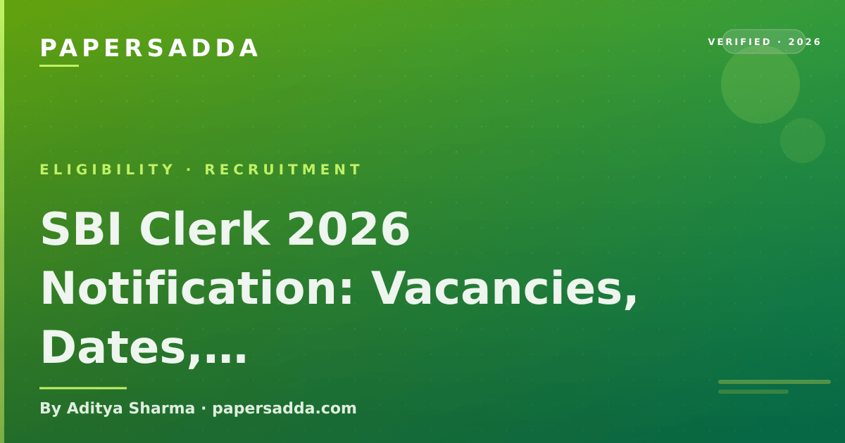 SBI Clerk 2026 Junior Associate recruitment timeline from registration to main examination